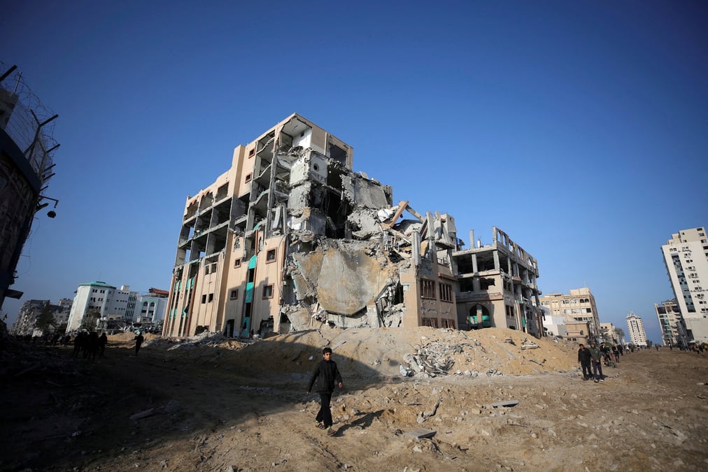 Photo d'archives: le conflit actuel entre israel et le hamas, dans la ville de gaza