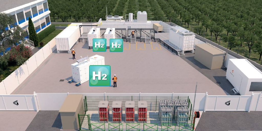 Genvia a construit sur le périmètre de son usine de Béziers, la réplique du démonstrateur  SOEL200, qui sera installé sur le site lozérien de l'aciériste ArcelorMittal et récupèrera la chaleur résiduelle du processus industriel pour produire de l'hydrogène par électrolyse de vapeur d'eau.