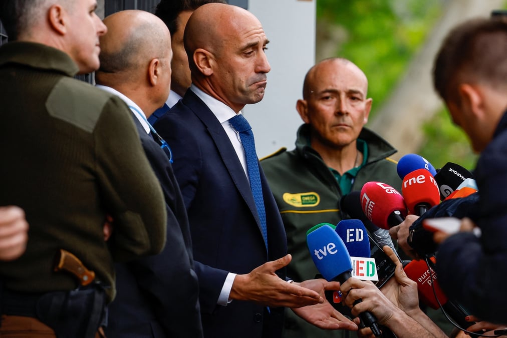 Luis rubiales, l'ancien dirigeant de la federation espagnole de football