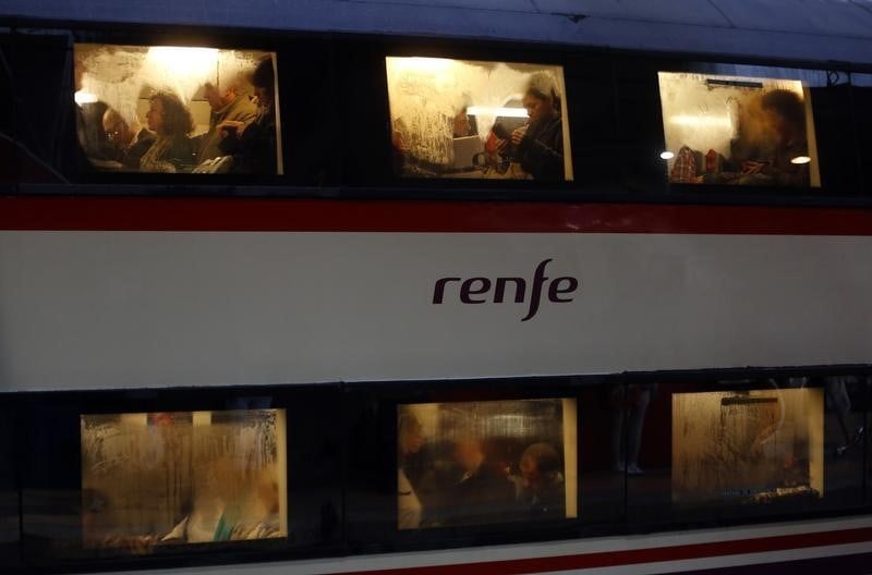 Un tgv de la renfe marseille-madrid evacue apres un incendie