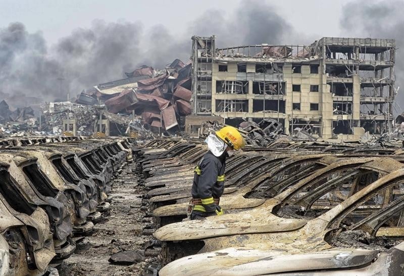 Apres les explosions de tianjin, 49 arrestations