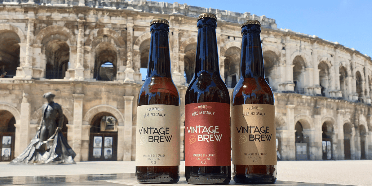 La gamme "Vintage Brew" est la 1e création de la Brasserie des Canaux