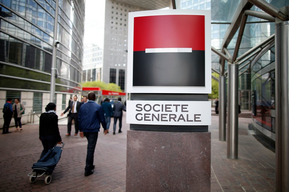 Societe generale cede 2,05% du capital d'euroclear a sfpi