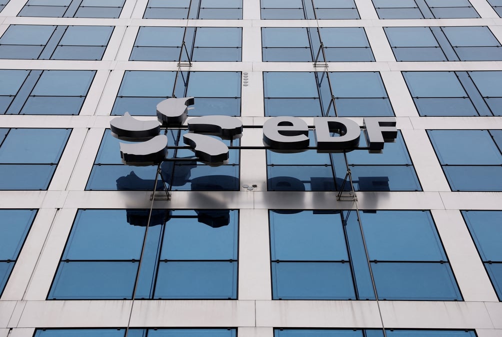 Photo d'archives du logo d'edf