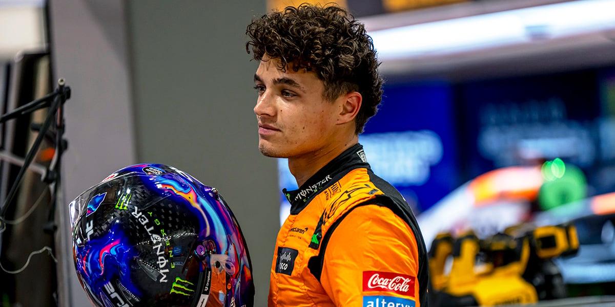 Lando Norris, jeudi à Singapour.