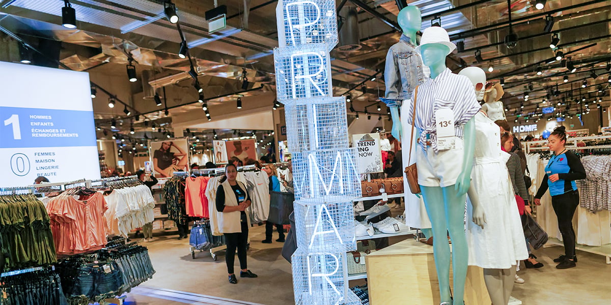 Primark est présent dans 17 pays, dont la France (ici à Bordeaux).