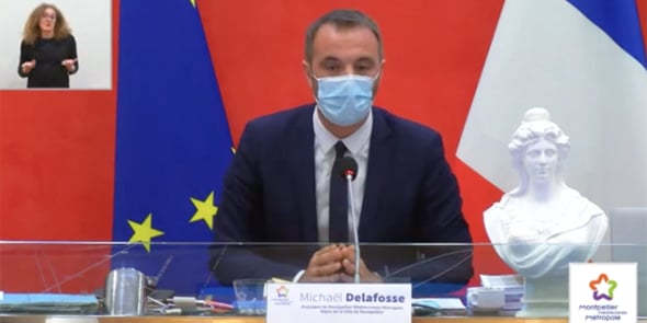 Michaël Delafosse, maire de Montpellier et président de la Métropole