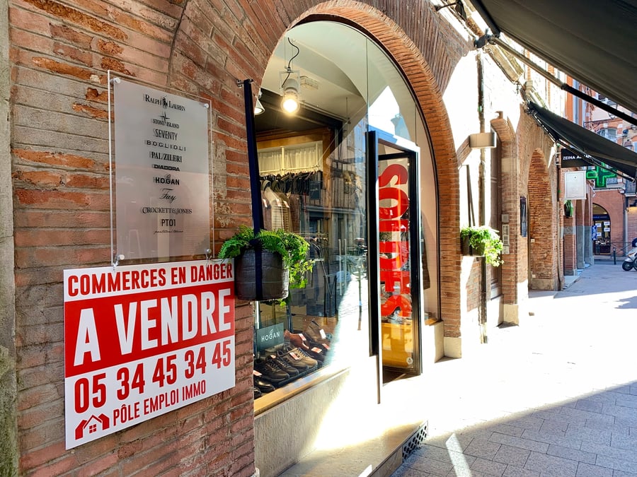 commerces de Toulouse "à vendre"