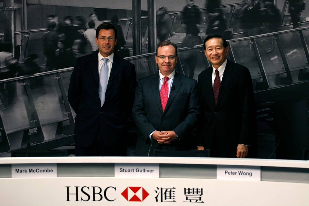 Depart du directeur general de hsbc pour l'asie-pacifique