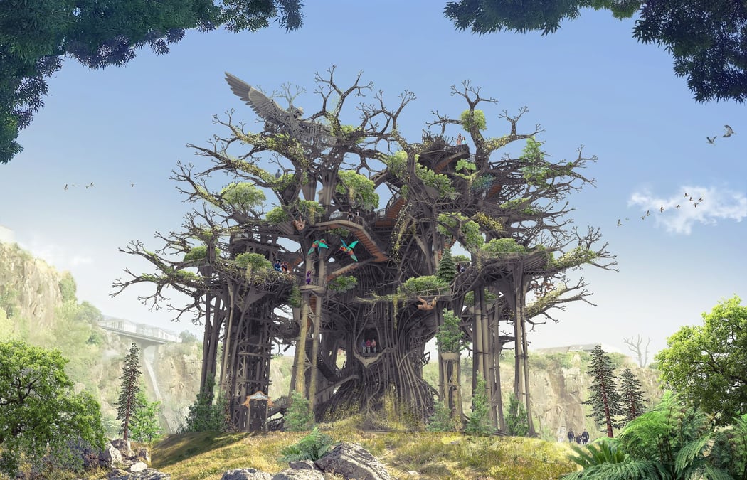 Arbre aux hérons
