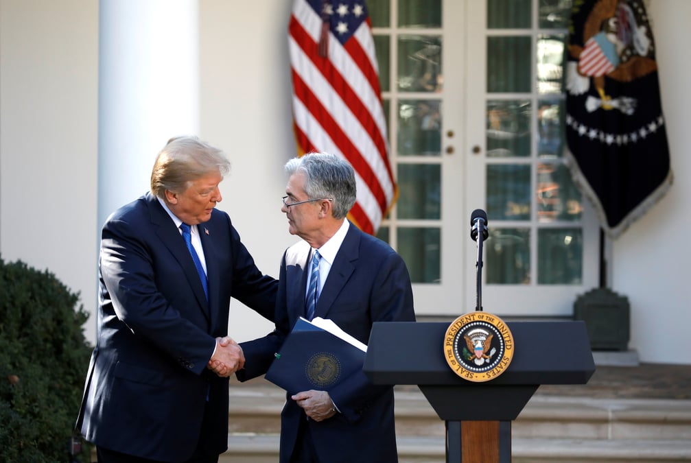 Usa: powell (fed) a debattu avec trump a la maison blanche
