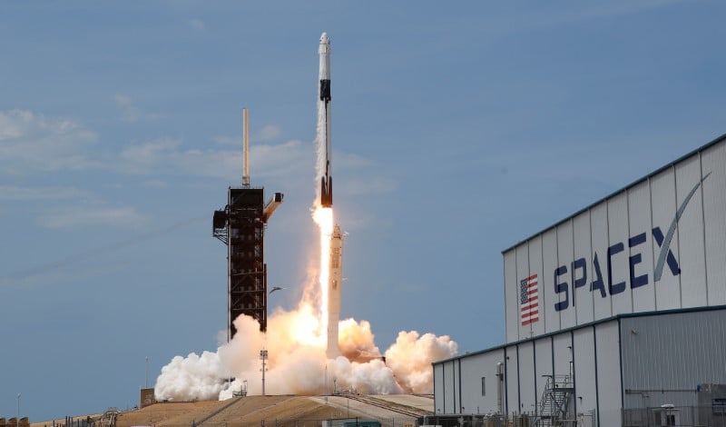 Usa: la fusee spacex a decolle de cap canaveral