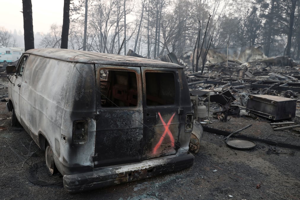 Usa: le nombre de disparus dans le "camp fire" ramene a 49