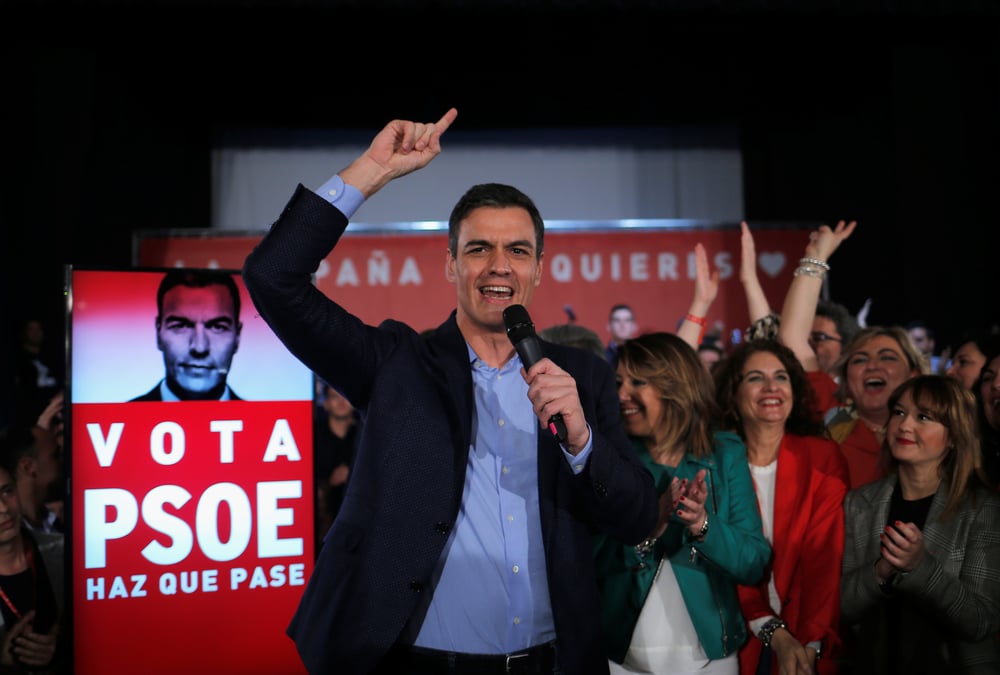 Espagne: la gauche donnee en tete aux elections du 28 avril, selon des sondages