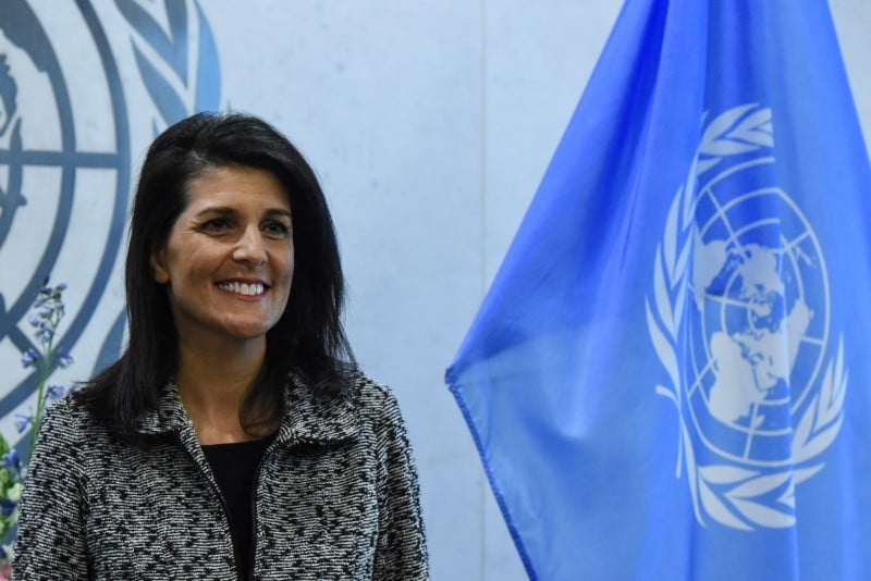 La nouvelle representante des usa a l'onu promet des changements