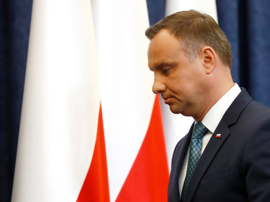 Pologne: duda oppose son veto pour une question de constitutionnalite