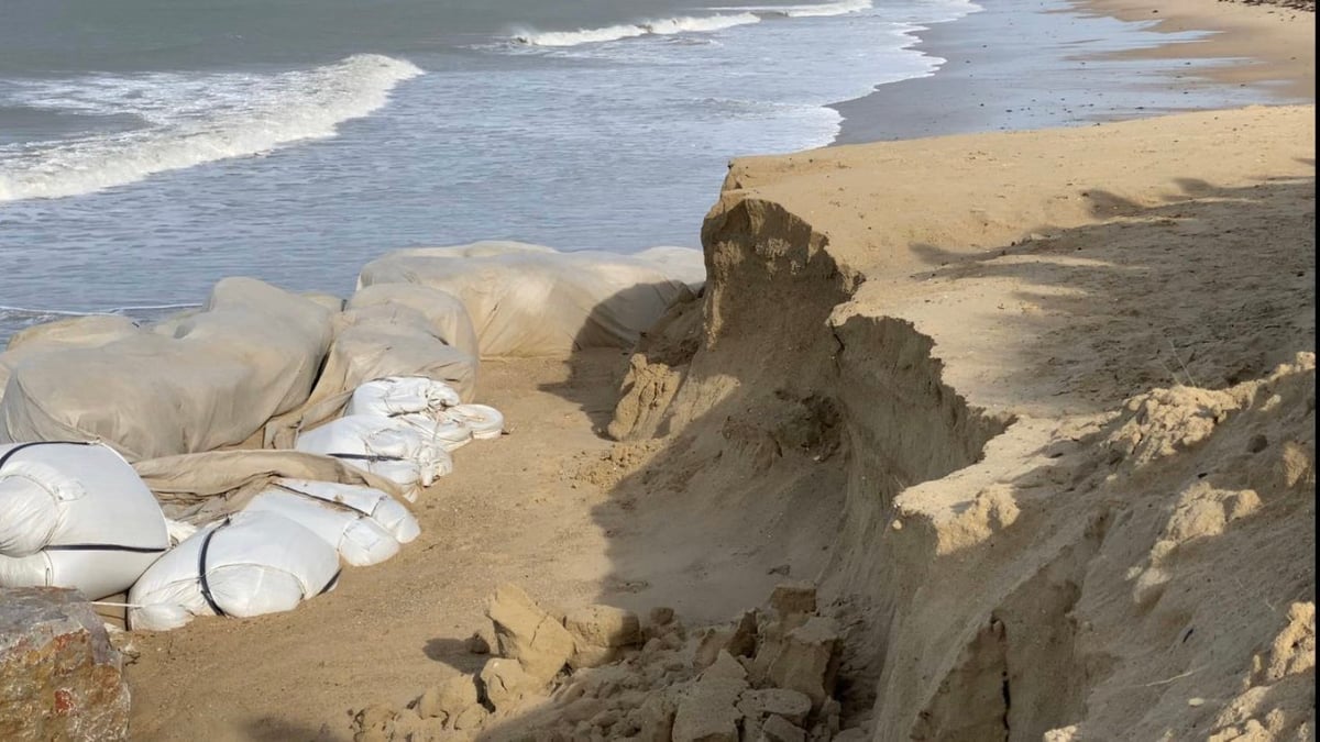 Erosions du littorale.