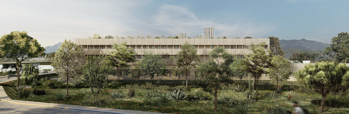 La centrale thermique du Vazzio va enfin disparaître du paysage marin du golfe d'Ajaccio. Maîtrise d'œuvre Bonatti/Man - Projet architectural Villa Battesti Architectes et Associés