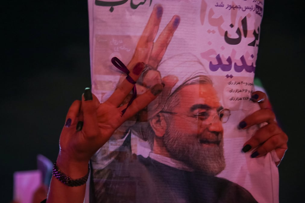 La france salue la reelection du president iranien