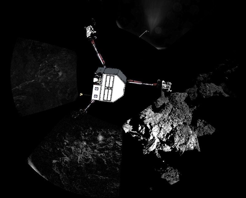Philae a effectué un forage dans le sol de la comète