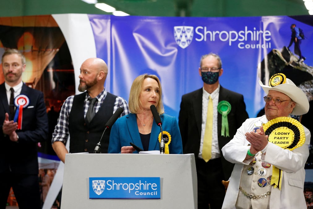 Grande-bretagne: le parti de boris johnson penalise lors d'un scrutin local
