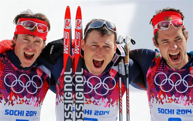 JO: triplé russe dans l'épreuve des 50 km de ski de fond