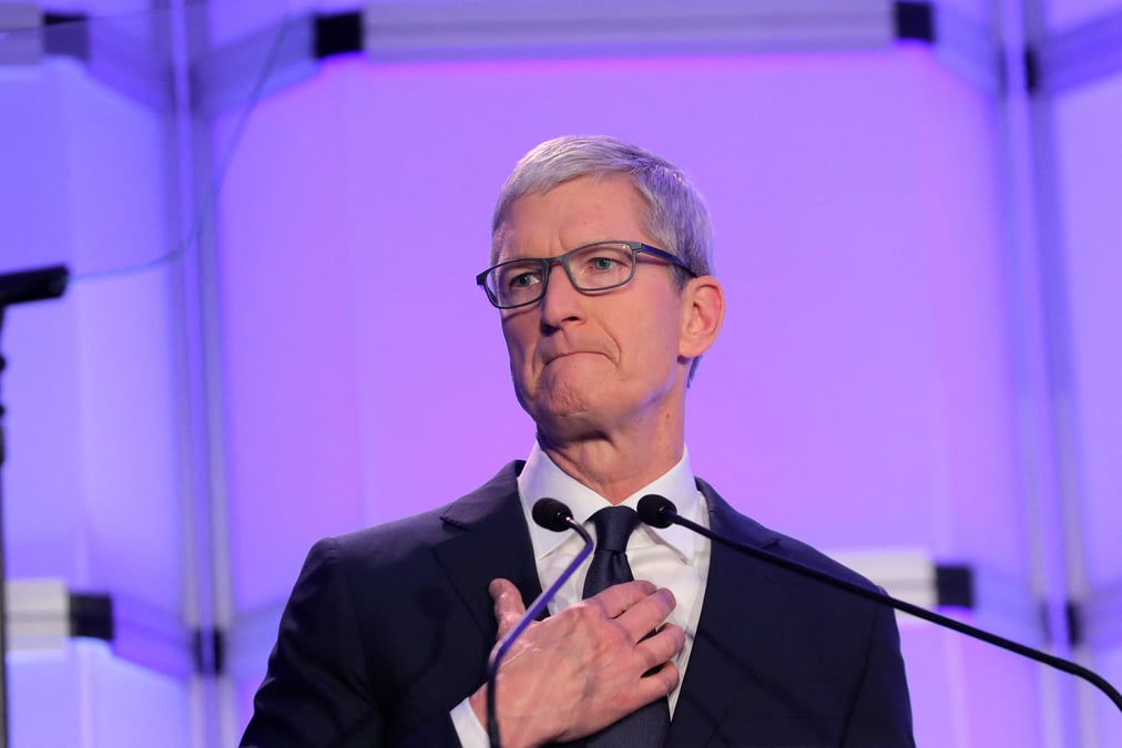 Le patron d'apple a touche pres de 100 millions de dollars en 2021