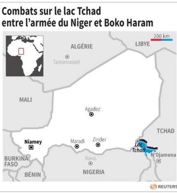 Combats sur le lac tchad entre l’armee du niger et boko haram