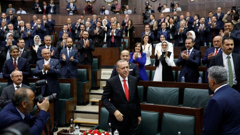 Turquie: pouvoir renforce pour recep tayyip erdogan investi lundi