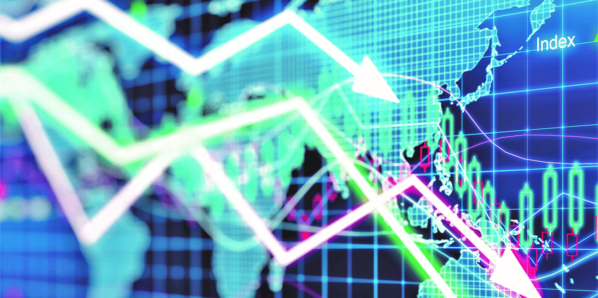 Bourse courbes indices économie croissance finance