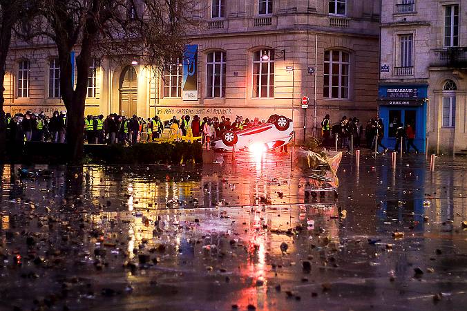 Gilets jaunes Bordeaux Intra Muros