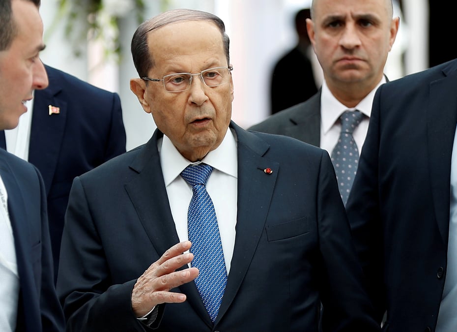 Aoun (liban): les drones israeliens sont "une declaration de guerre"
