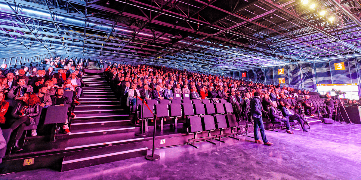 Le Parc des expositions de Bordeaux, l'un des cinq sites de Congrès et expositions de Bordeaux.