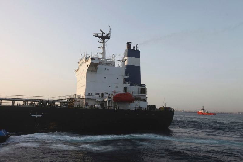 Le pétrolier arraisonné par l'US Navy arrive à Tripoli