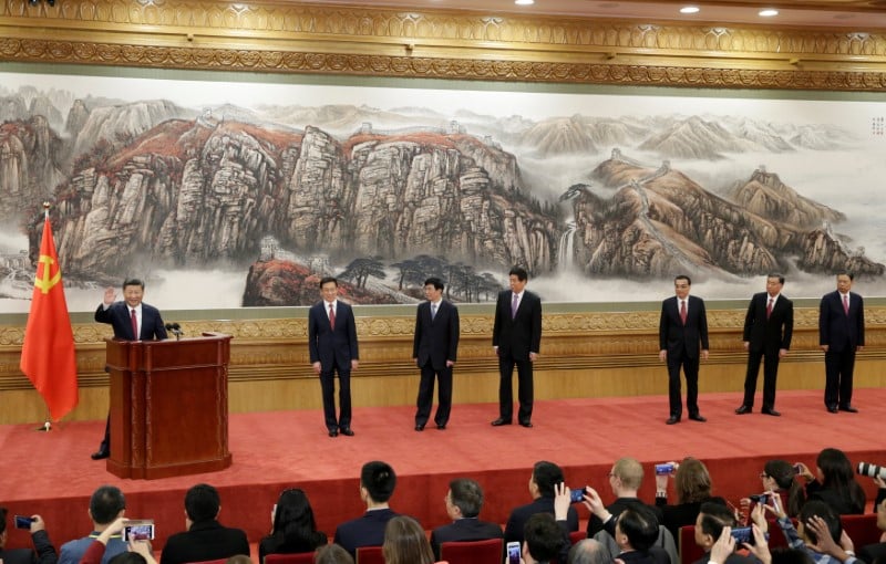 Le pc chinois a un nouveau politburo, pas de successeur evident pour xi