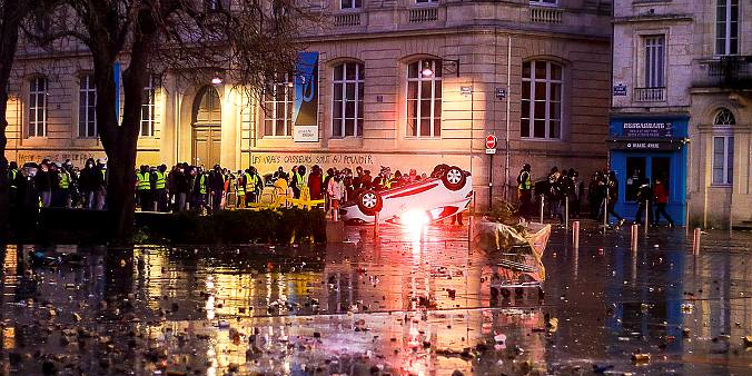 Gilets jaunes Bordeaux Intra Muros