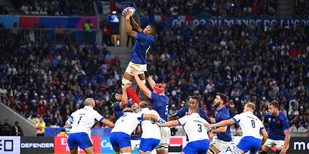 Cameron Woki lors du match France-Italie, le 6 octobre.