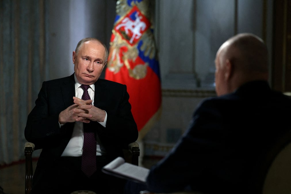Photo d'archives: le president russe vladimir poutine
