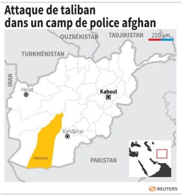 Attaque de taliban dans un camp de police afghan