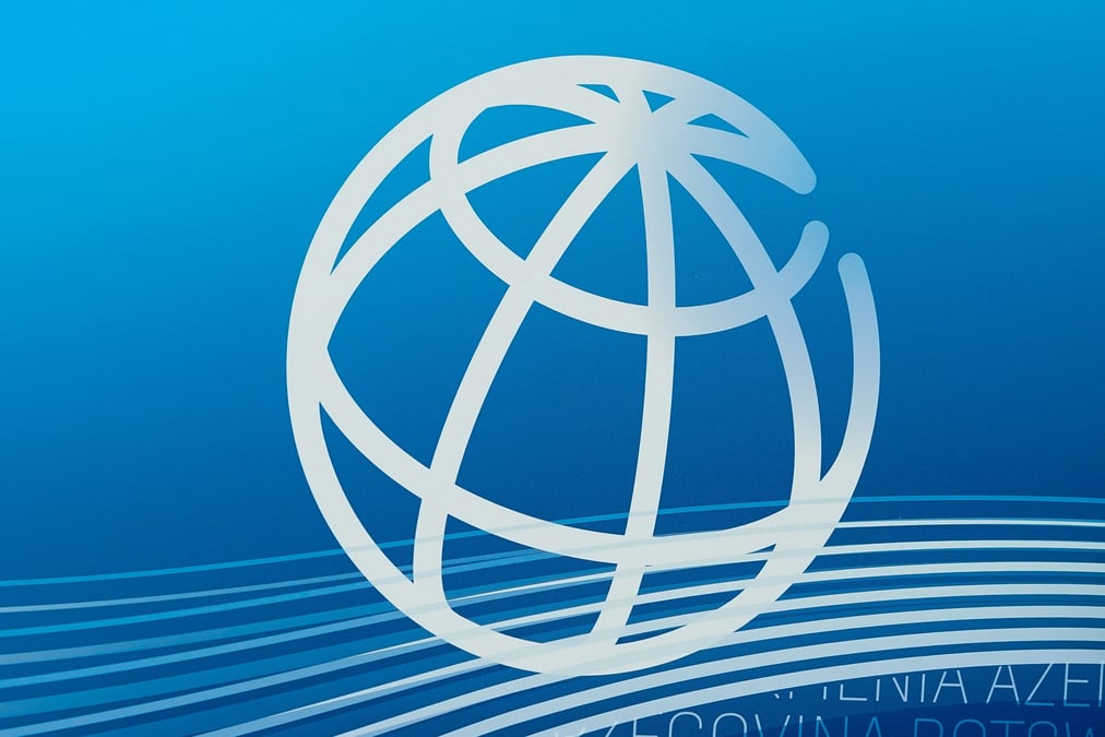 Le logo de la banque mondiale