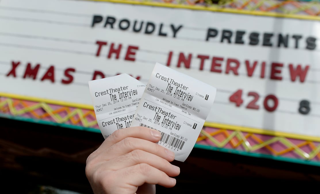 Plus d'un million de dollars de recettes pour "the interview"