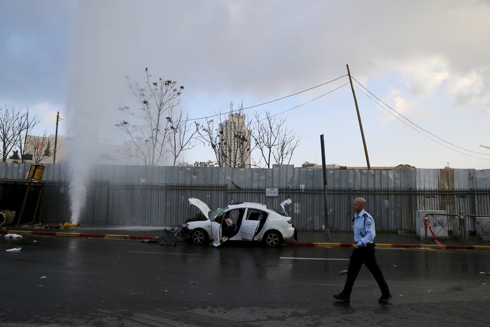 Un automobiliste abattu a jerusalem apres avoir fonce sur des pietons