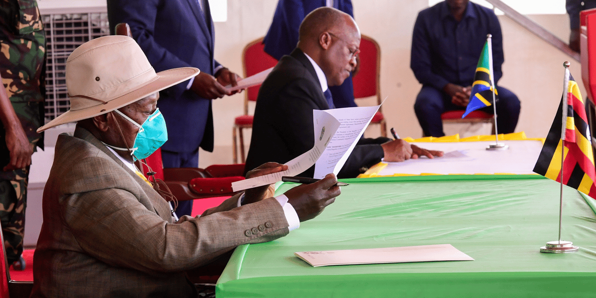 magufuli museveni tanzanie ouganda pipeline oleoduc