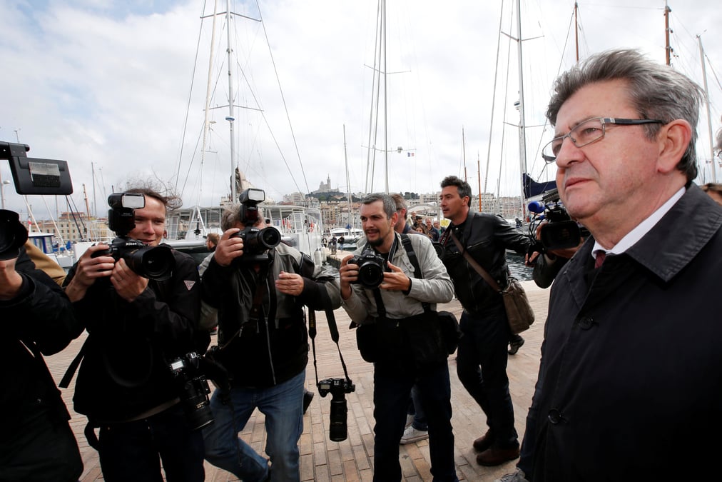Melenchon bien place, selon un sondage