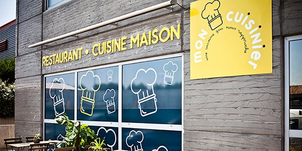 C'est sur le site du restaurant Mon Cuisinier, dans le quartier Prés d'Arènes à Montpellier, que sont produits les plats ensuite livrés sur différents sites.