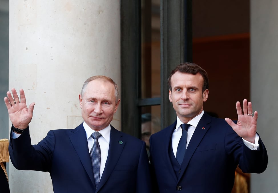 Macron demande a la russie de participer au fonds pour le liban