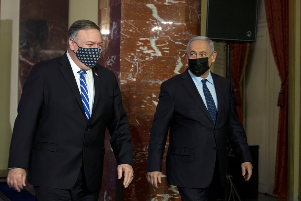 Pompeo visite une colonie israelienne, avant le plateau du golan