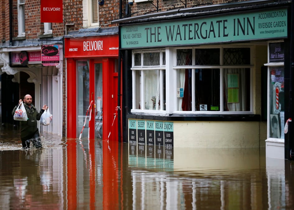 Inondations dans le nord de l'angleterre