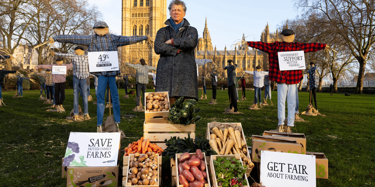 Riverford protest
