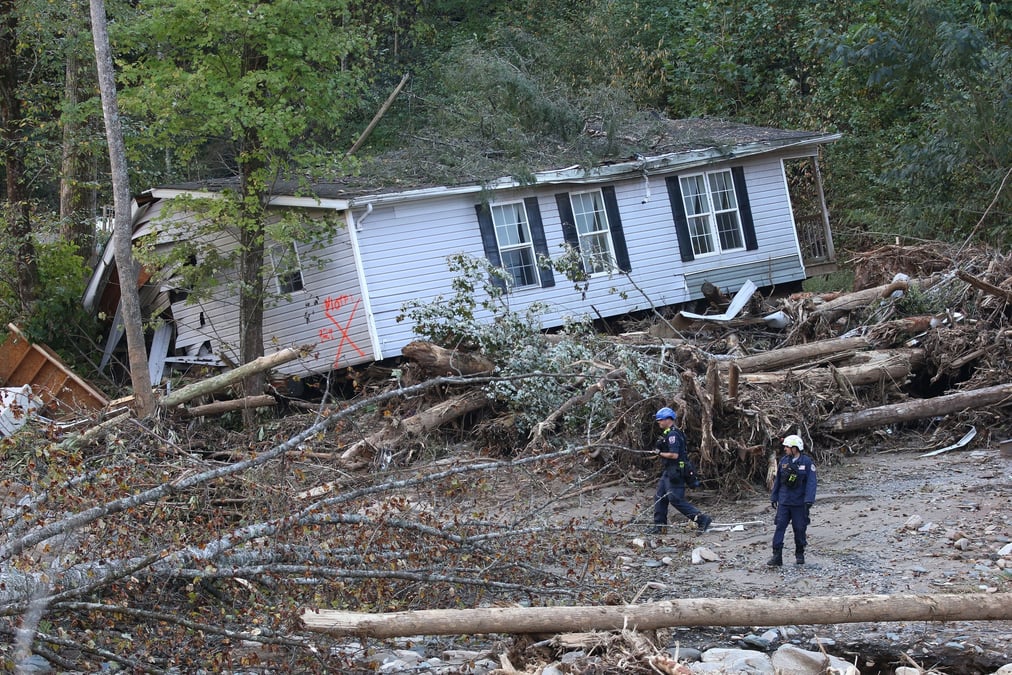 L'Ouragan Hélène a terrassé le sud-est des Etats-Unis la semaine dernière.